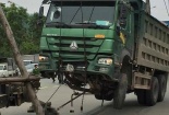 Tai nạn giao thông mới nhất: Ô tô tải mất lái đâm vào xe máy, 1 người tử vong