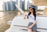 Lý Nhã Kỳ mời bạn bè thưởng lãm kim cương trên du thuyền trăm tỷ