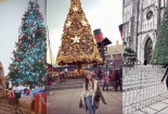 Muôn kiểu checkin với cây thông Noel mừng Giáng sinh của sao Việt