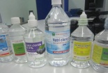 Phát hiện công ty sản xuất cồn y tế, nước muối sinh lý không đảm bảo chất lượng