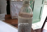 Cận cảnh chai rượu kịch độc khiến 3 người chết ở Nghệ An