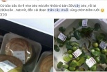 Khúc chuối Việt Nam 10cm bán ở chợ Nhật có giá 280 nghìn đồng