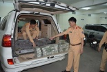 Quảng Ninh: Bắt giữ ô tô BKS Lào vận chuyển 100 bánh heroin ra biên giới tiêu thụ