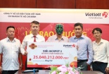 Xổ số Vietlott: Cụ ông 84 tuổi nhận giải thưởng giải độc đắc trị giá 25 tỷ đồng