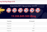 Xổ số Vietlott: Giải thưởng trị giá 19,2 tỷ đồng đã tìm thấy chủ nhân?