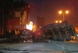 Hải Phòng: 2 xe container tông nhau bốc cháy ngùn ngụn, 2 người thiệt mạng