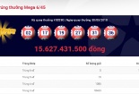 Xổ số Vietlott: Giải thưởng trị giá hơn 15 tỷ đồng có tìm được chủ nhân?