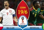 Xem trực tiếp bóng đá World Cup 2018 Ba Lan vs Senegal ở đâu tốt nhất?