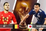 Truyền hình trực tiếp World Cup 2018 trận Bỉ và Nhật Bản hãy chọn kênh có bản quyền