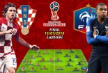 Xem trực tiếp bóng đá World Cup 2018 Pháp vs Croatia tốt nhất 