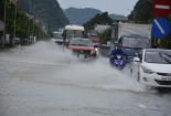 Quảng Ninh: Mưa lớn kéo dài suốt đêm khiến QL18 ngập úng cục bộ