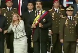 Video ghi lại khoảnh khắc Tổng thống Venezuela bị ám sát hụt khi đang trực tiếp trên truyền hình
