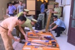 Bắc Ninh: Tịch thu 20 cây kiếm và nhiều hàng hóa không hóa đơn, chứng từ 
