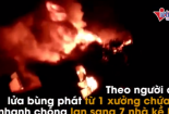 Cháy nhiều nhà trên phố Đê La Thành, Hà Nội