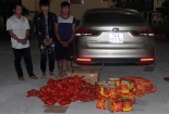 Quảng Ninh: Tóm gọn 3 đối tượng đang vận chuyển pháo bằng ôtô