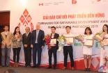 Vinh danh 10 tác phẩm đạt giải “Giải báo chí với phát triển bền vững 2018”