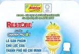 Nước giải khát Chanh muối Restore của Bidrico được chọn là sản phẩm công nghiệp chủ lực của TPHCM
