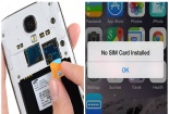Điện thoại không thể nhận sim, cách xử lý chỉ 'trong một nốt nhạc'