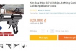 Rao bán súng bắn bi sắt, khí nén CO2 tràn ngập Lazada