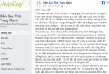 Chủ facebook Đầm bầu thời trang Mami bị phạt 20 triệu đồng vì tin đồn về dịch tả lợn