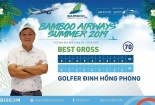 Golfer Đinh Hồng Phong đăng quang ngôi vô địch tại Bamboo Airways Summer 2019