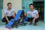 Sáng chế máy thu gom nông sản thông minh của học trò Ninh Thuận