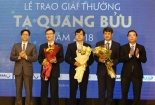'Lộ diện' 3 nhà khoa học được đề xuất trao tặng Giải thưởng Tạ Quang Bửu năm 2019