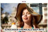 Chỉ sau một ngày sử dụng hóa chất trong kem chống nắng có thể đi vào máu