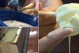 Rùng mình với quy trình sản xuất kem 'siêu bẩn' tại Hà Nội