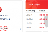 Xổ số Vietlott: Cuối cùng giải Jackpot Mega 6/45 cũng 'nổ' ở mức hơn 34 tỷ đồng