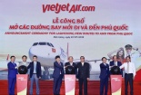 Vietjet công bố kế hoạch khai thác 6 đường bay đến và đi Phú Quốc