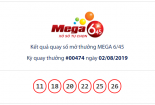 Xổ số Vietlott Mega 6/45: Ai 'lĩnh' giải Jackpot hơn 23 tỷ đồng ngày hôm qua?