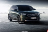 'Soi' Kia Sorento 2021 trên đường chạy thử, chuẩn bị ra mắt