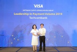 Techcombank đứng đầu toàn thị trường về doanh số thanh toán qua thẻ visa