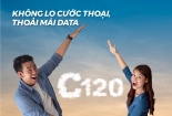 MobiFone: Gói cước C120 gọi điện thỏa thích, 'lướt' net thả ga