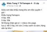 Mua khẩu trang qua mạng: Cháo múc trước, tiền trao sau