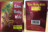 Xuất hiện công ty ‘ma’ chuyên phân phối sản phẩm Sâm Baby Kids dành cho trẻ em