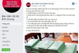 Cảnh báo mạo danh tài khoản facebook cơ quan BHXH thu gom sổ BHXH trục lợi