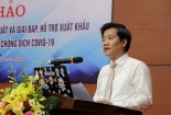 Tăng cường chất lượng, năng lực sản xuất và hỗ trợ xuất khẩu vật tư, trang thiết bị phòng chống dịch COVID-19