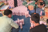 Phát hiện xưởng sản xuất nghìn chai dung dịch vệ sinh giả loạt thương hiệu lớn