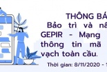 Bảo trì toàn hệ thống GEPIR - mạng tra cứu thông tin mã số, mã vạch toàn cầu