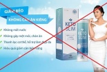Cảnh báo về quảng cáo thực phẩm bảo vệ sức khỏe Keto Slim