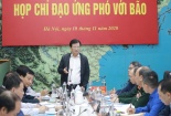 Gấp rút ứng phó với bão 12 và hoàn lưu sau bão, sớm lên phương án ứng phó với cơn bão số 13