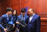 Nhóm nhà sáng chế trẻ Vihelm được Thủ tướng biểu dương tại Techfest Vietnam 2020