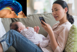 Dùng điện thoại sau sinh gây tác hại khó lường nhưng nhiều bà mẹ vẫn 'nghiện'