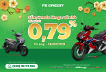 Sắm Honda lên ga về nhà với lãi suất từ 0,79%