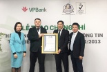 VPBank được cấp chứng chỉ ISO/IEC 27001:2013 về An toàn thông tin