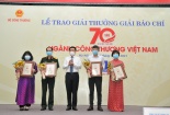 41 tác phẩm được trao Giải báo chí 70 năm ngành Công Thương
