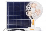 Quạt năng lượng mặt trời hút khách ngày hè