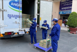 Vinamilk và công ty con tại Campuchia hỗ trợ sữa cho người dân nước bạn chống Covid-19